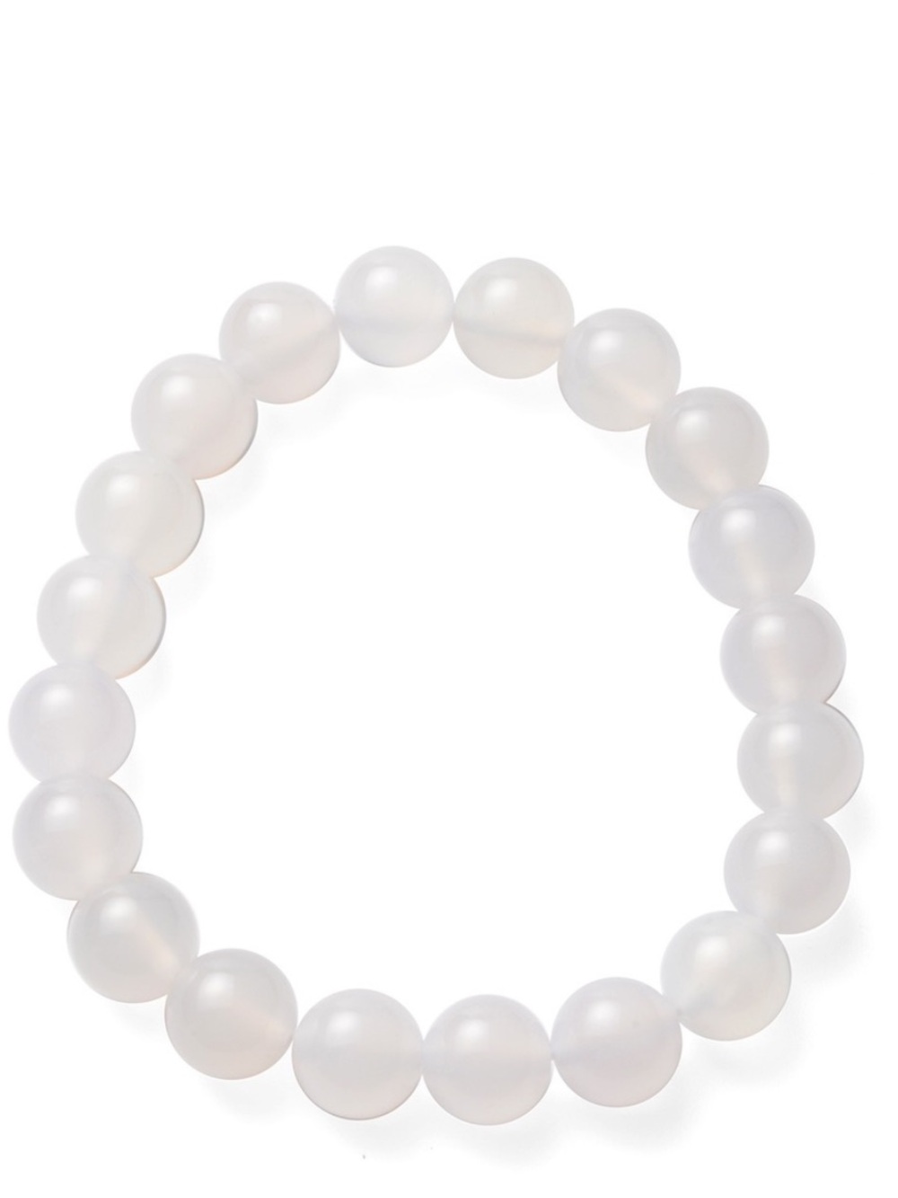 White Agate Stretch Bracelet